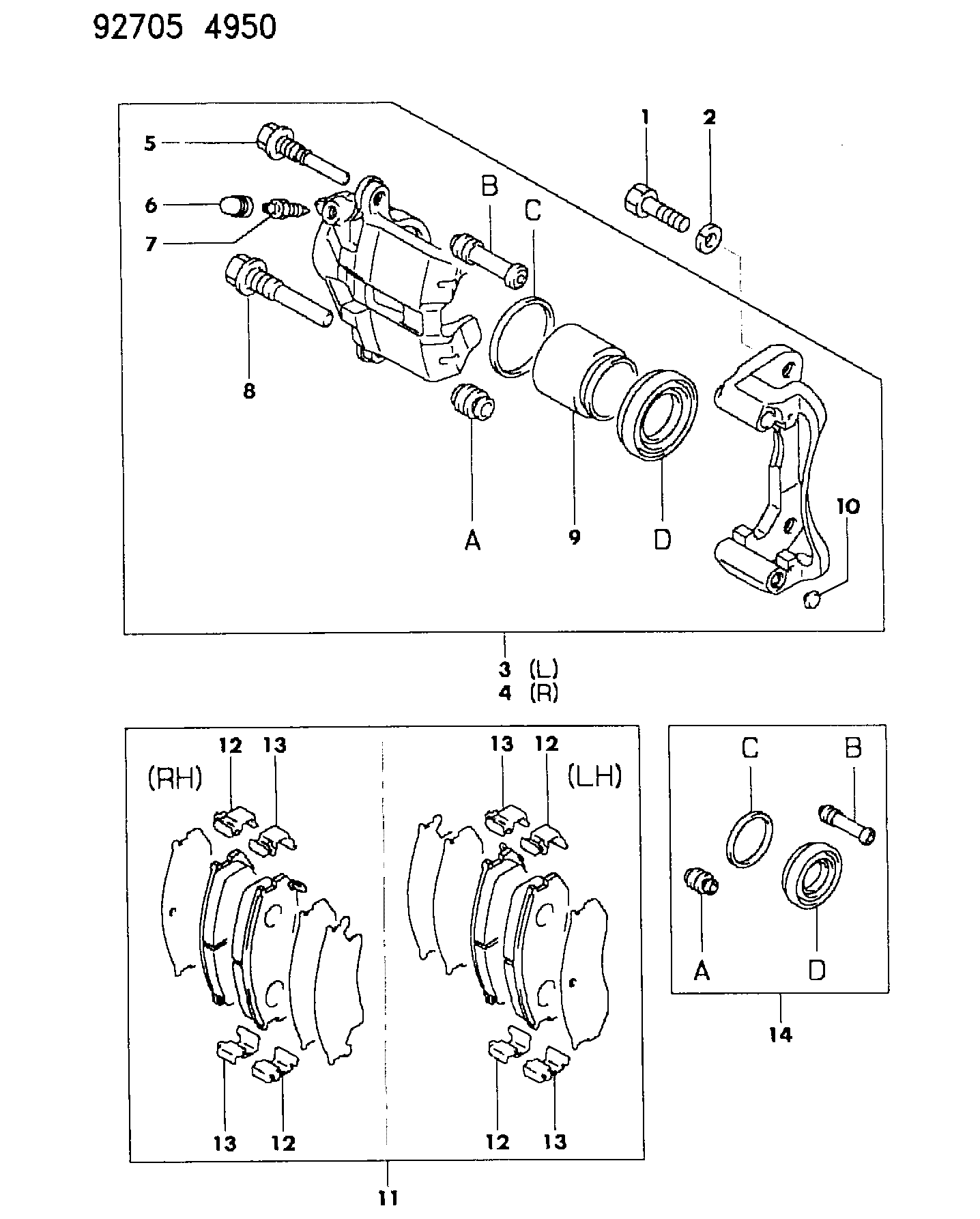 Dodge MB92 8461 - Brake Pad Set, disc brake www.autospares.lv