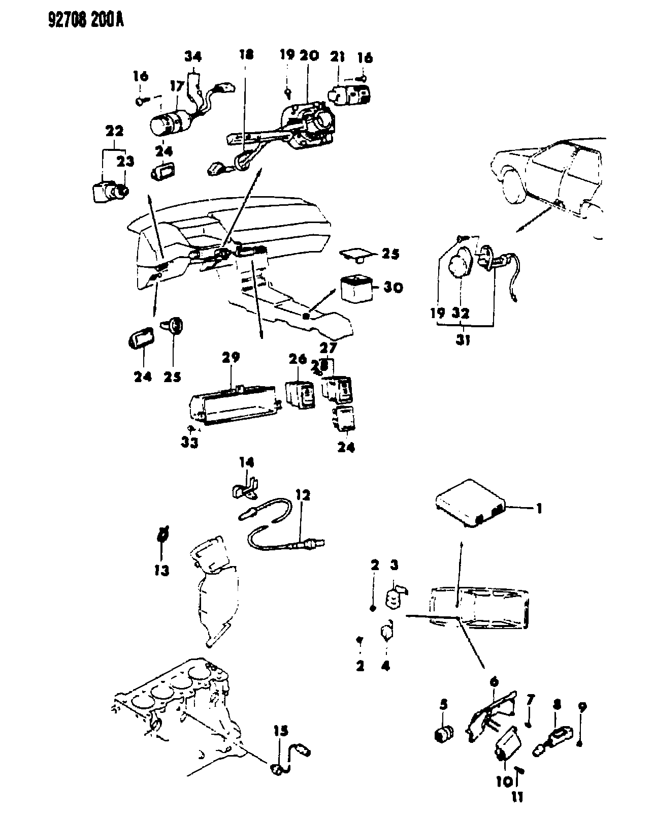 Mitsubishi MD14 8738 - Lambda zonde autospares.lv