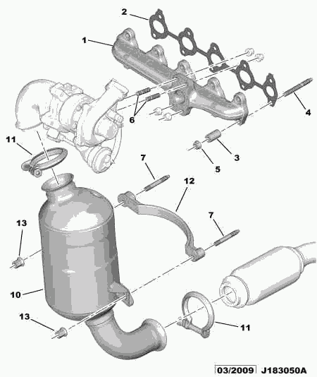 PEUGEOT (DF-PSA) 1738 05 - Katalizators autospares.lv