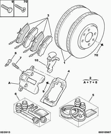 CITROËN 4401 A8 - Brake Caliper www.autospares.lv