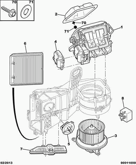 CITROËN/PEUGEOT 6447 Z4 - Filtrs, Salona telpas gaiss www.autospares.lv