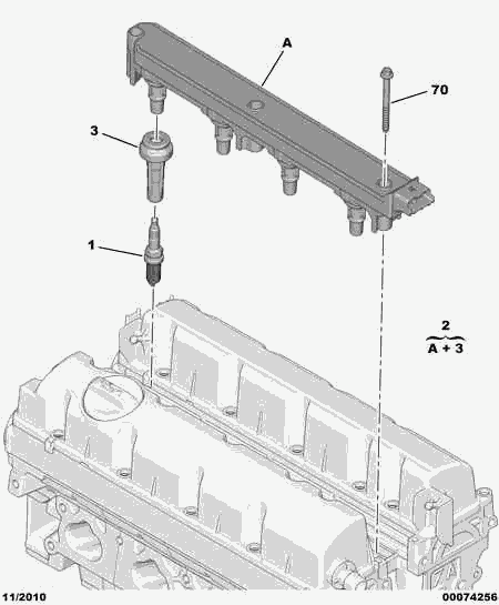 CITROËN/PEUGEOT 5960 E4 - Aizdedzes svece autospares.lv