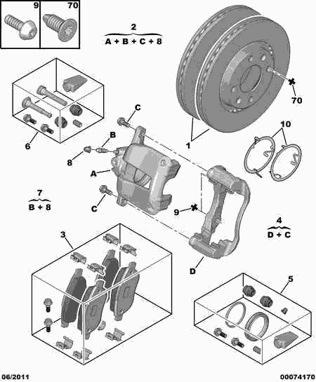 CITROËN/PEUGEOT E169142 - Bremžu diski autospares.lv