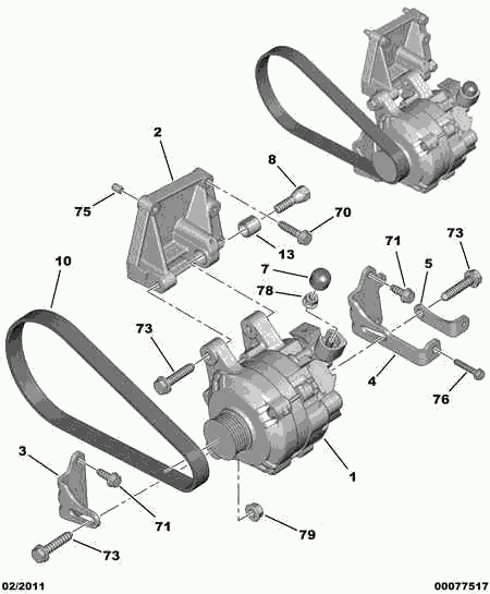 CITROËN 5750.WN - Поликлиновой ремень www.autospares.lv