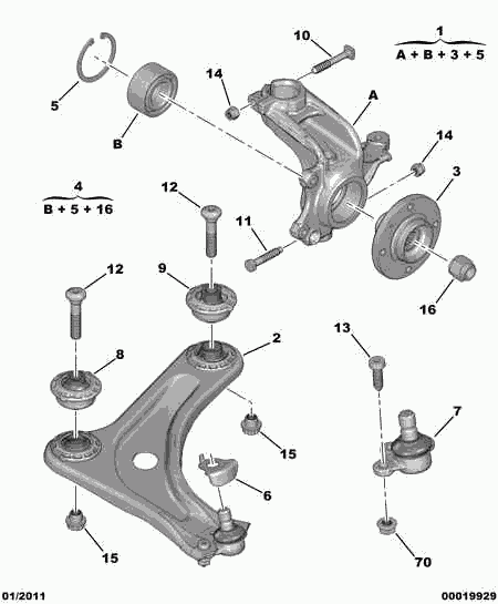 CITROËN 3520.T8 - Neatkarīgās balstiekārtas svira, Riteņa piekare autospares.lv