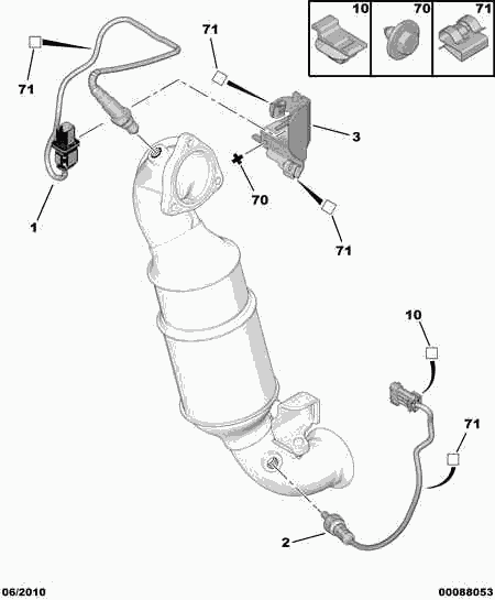 PEUGEOT 1618 HG - Lambda Sensor www.autospares.lv