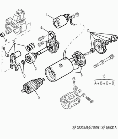 CITROËN 5835 C3 - STARTER-MOTOR DRIVE www.autospares.lv