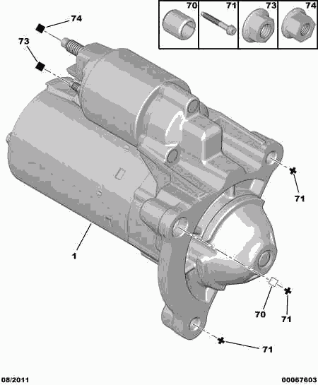 PEUGEOT 5802.V7 - Starteris www.autospares.lv