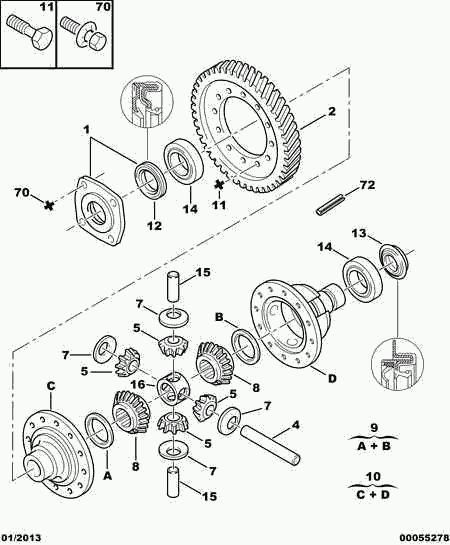 CITROEN 3009 24 - AXLE HOUSING CAP www.autospares.lv