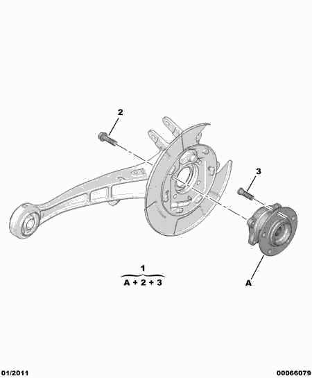 CITROËN 3730.36 - Wheel hub, bearing Kit www.autospares.lv