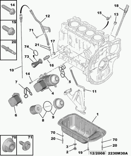 FIAT 1103 P0 - Eļļas radiators, Motoreļļa www.autospares.lv