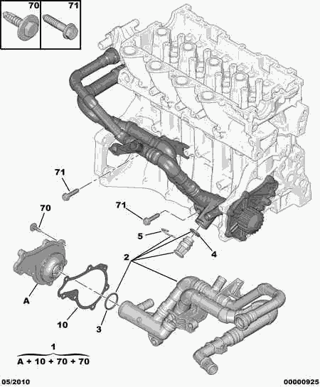 CITROËN 1201.G9 - Ūdenssūknis autospares.lv