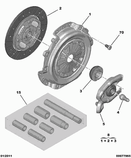 PEUGEOT 2004.CE - Sajūga piespiedējdisks autospares.lv