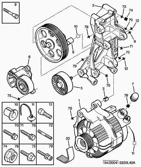 CITROËN 5705 AC - Генератор www.autospares.lv