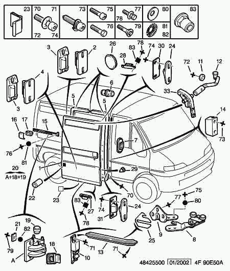 PEUGEOT 9164 31 - Durvju slēdzene www.autospares.lv