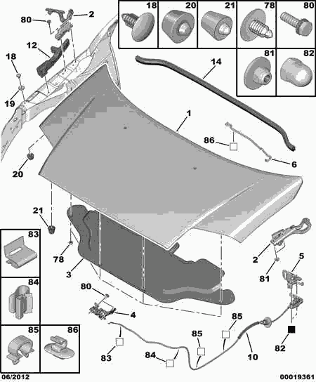 FIAT 7934 70 - Brake Pad Set, disc brake www.autospares.lv