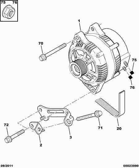 CITROËN 5750.QN - Ķīļrievu siksna autospares.lv