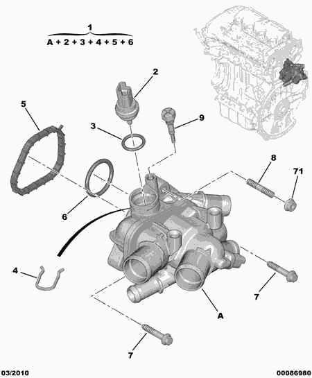 Chrysler 1336 Z6 - Termostats, Dzesēšanas šķidrums www.autospares.lv