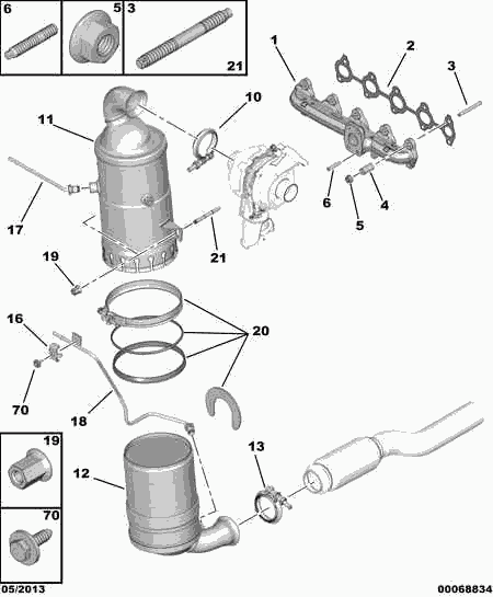 PEUGEOT 1738 33 - Katalizators autospares.lv