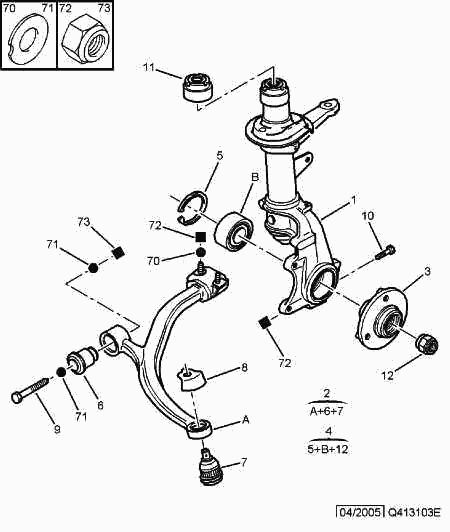 Opel 3 52 352 - Bush of Control / Trailing Arm www.autospares.lv