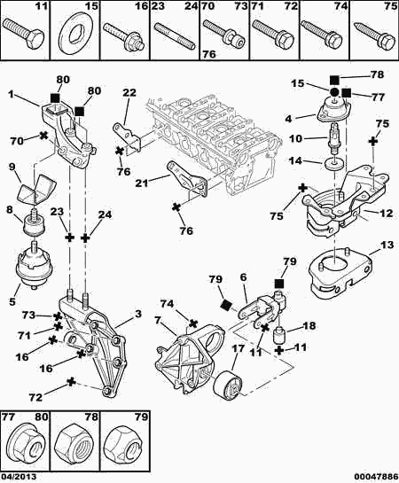 PEUGEOT 1807-A6 - Piekare, Dzinējs www.autospares.lv