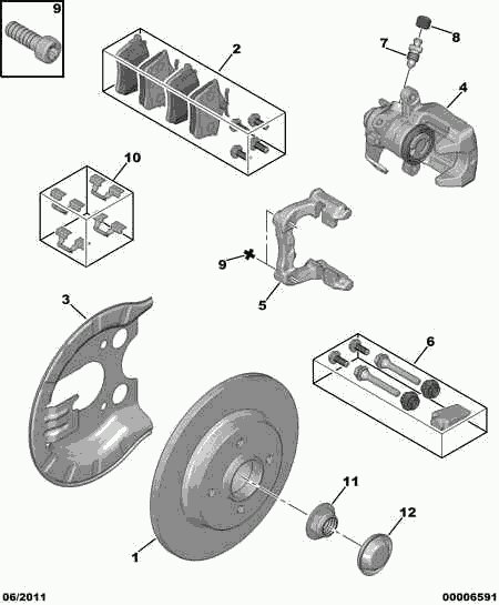 CITROËN (DF-PSA) 4249 32 - Bremžu diski autospares.lv