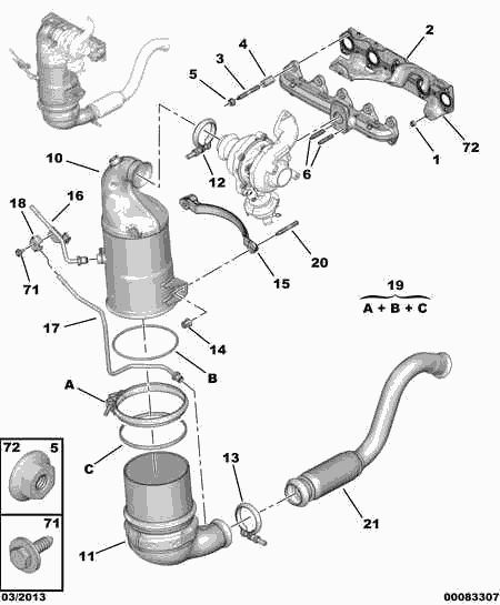 CITROËN/PEUGEOT 1738 E4 - Katalizators autospares.lv