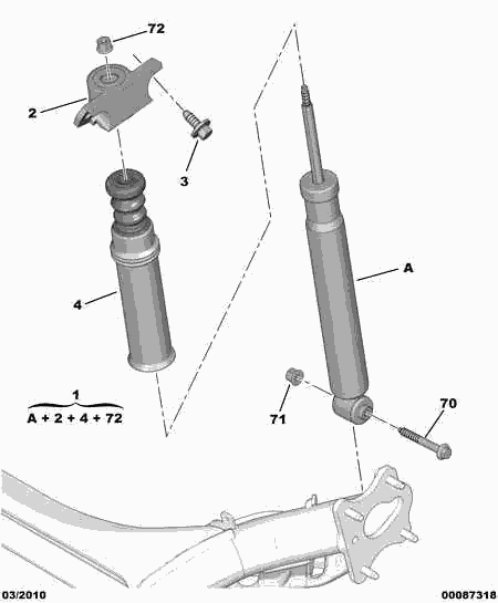 CITROËN 5206 ZJ - Shock Absorber www.autospares.lv