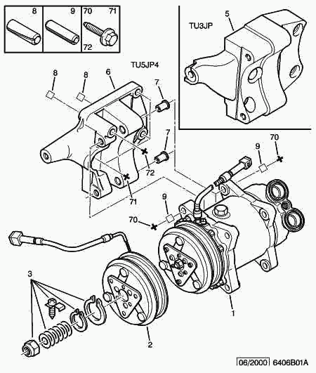 CITROËN/PEUGEOT 6453 FR - Kompresors, Gaisa kond. sistēma autospares.lv