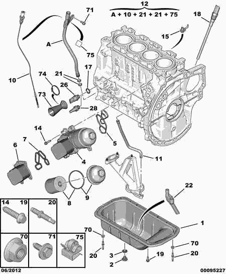 CITROËN 1103 N9 - Eļļas radiators, Motoreļļa autospares.lv