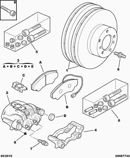 Alfarome/Fiat/Lanci 4254 59 - Тормозные колодки, дисковые, комплект www.autospares.lv