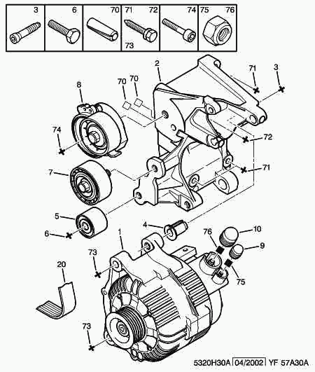 CITROËN/PEUGEOT 5706 H6 - Генератор www.autospares.lv