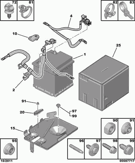 DS 5600 TC - 12V STARTING BATTERY autospares.lv