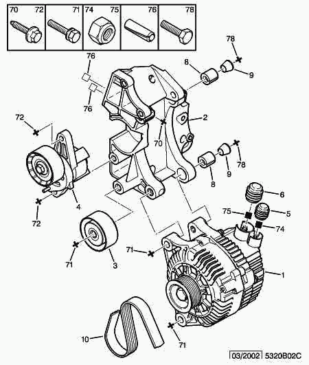 CITROËN 5750.WG - Ķīļrievu siksna autospares.lv