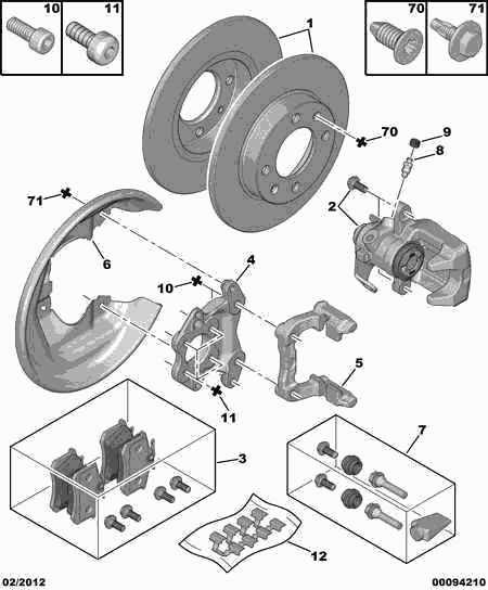 CITROËN 4400.P4 - Brake Caliper www.autospares.lv