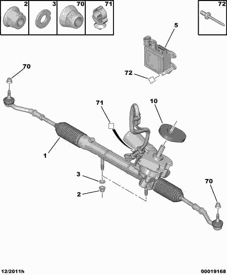 CITROËN 4000 TX - Steering Gear www.autospares.lv