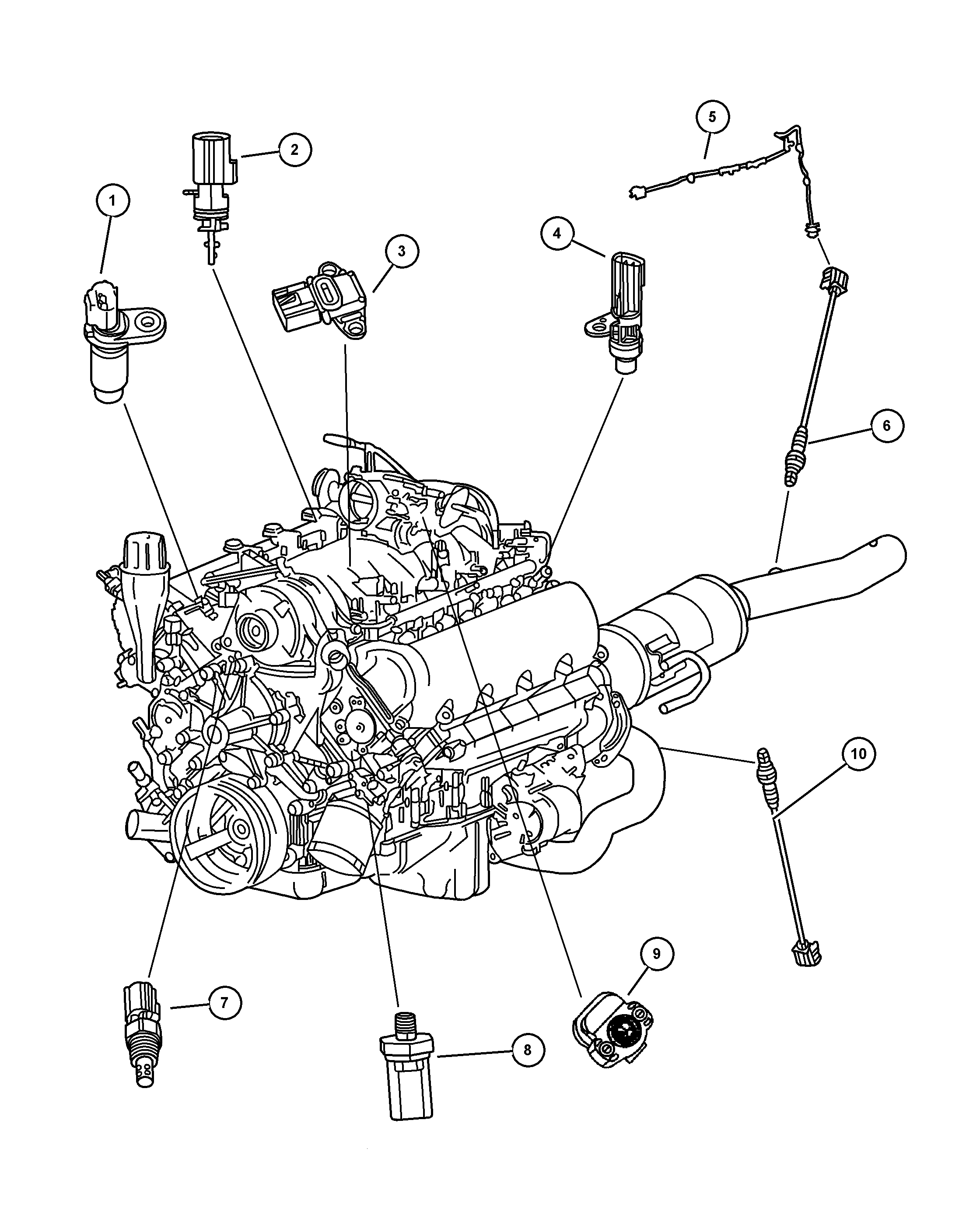 Chrysler 56028 586AA - Lambda zonde autospares.lv