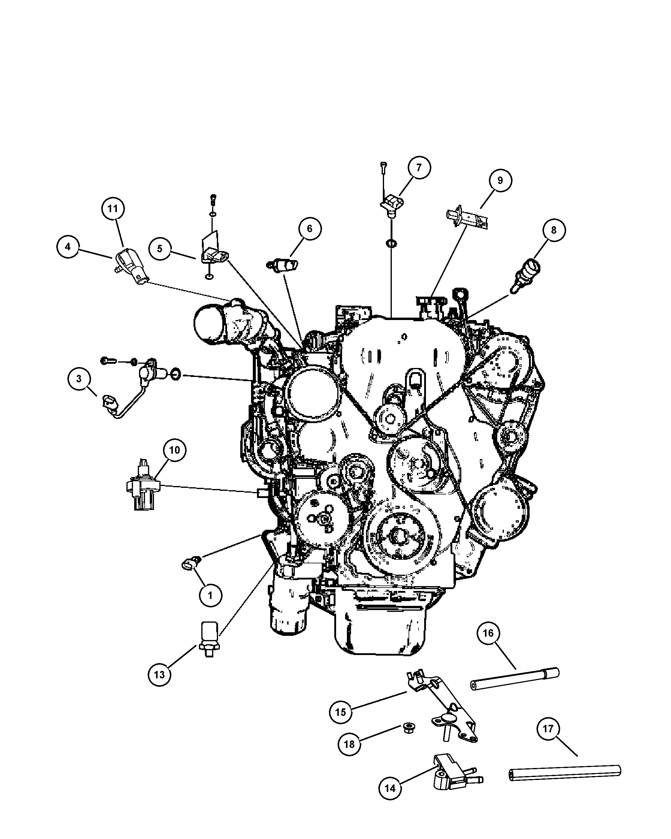 Jeep 68031 593AA - Датчик, давление наддува www.autospares.lv