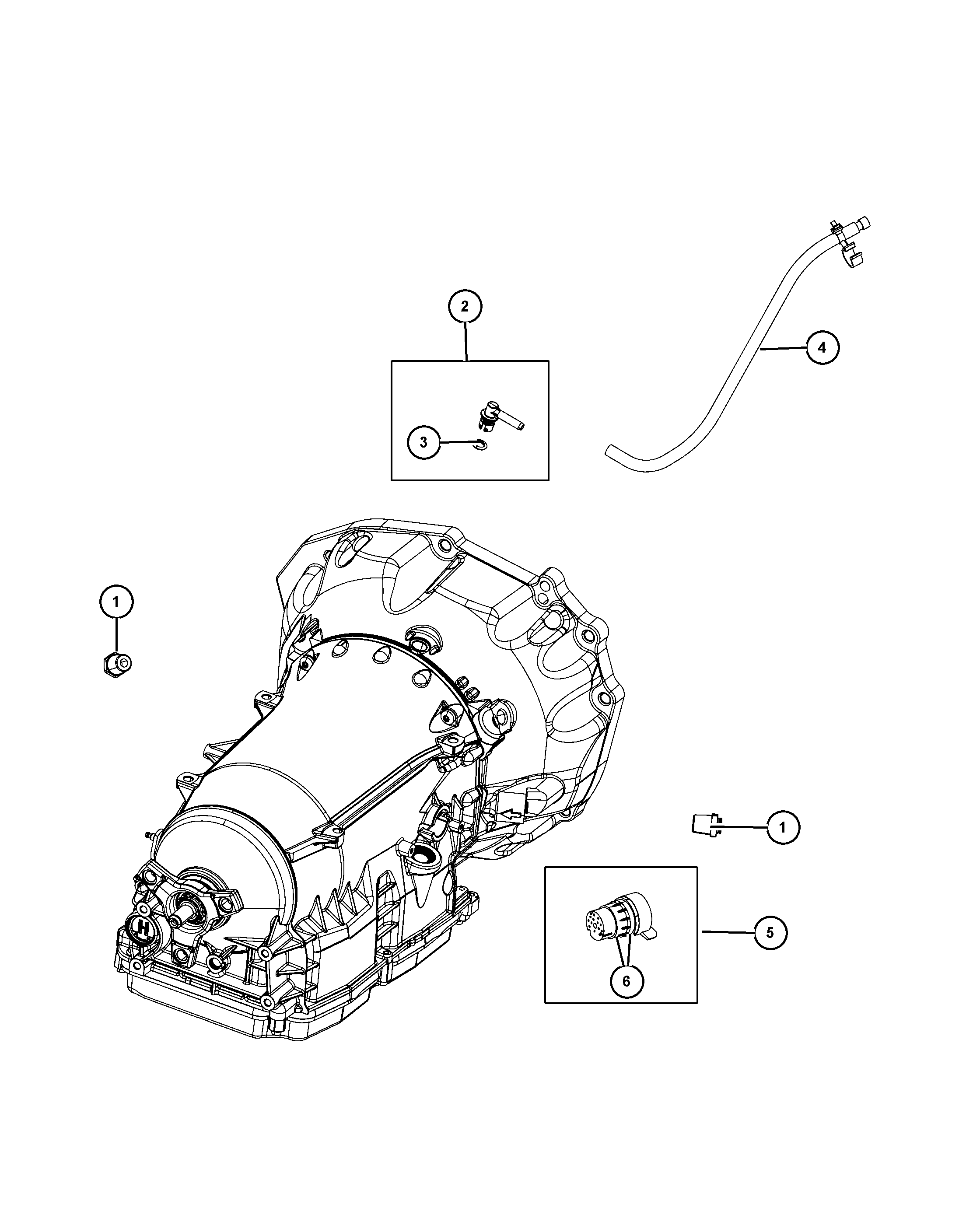 Jeep 68021 352AA - Saspraudņa korpuss, Automātiskās pārnesumk. vadības bloks autospares.lv