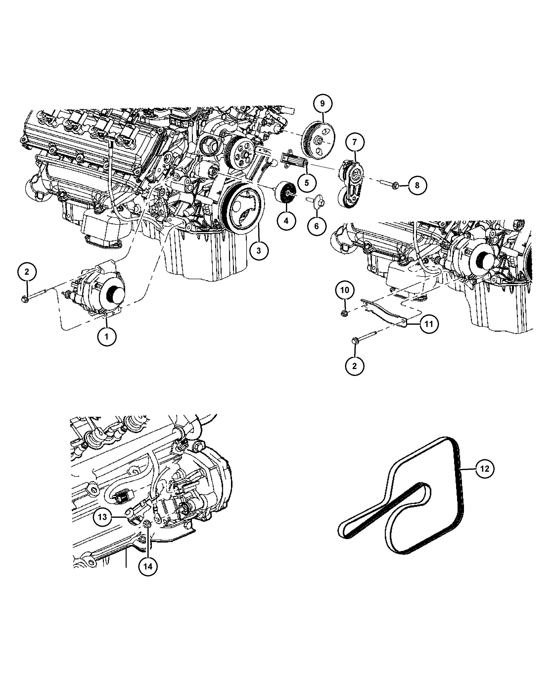 RAM 4627 851AA - Parazīt / Vadrullītis, Ķīļrievu siksna autospares.lv