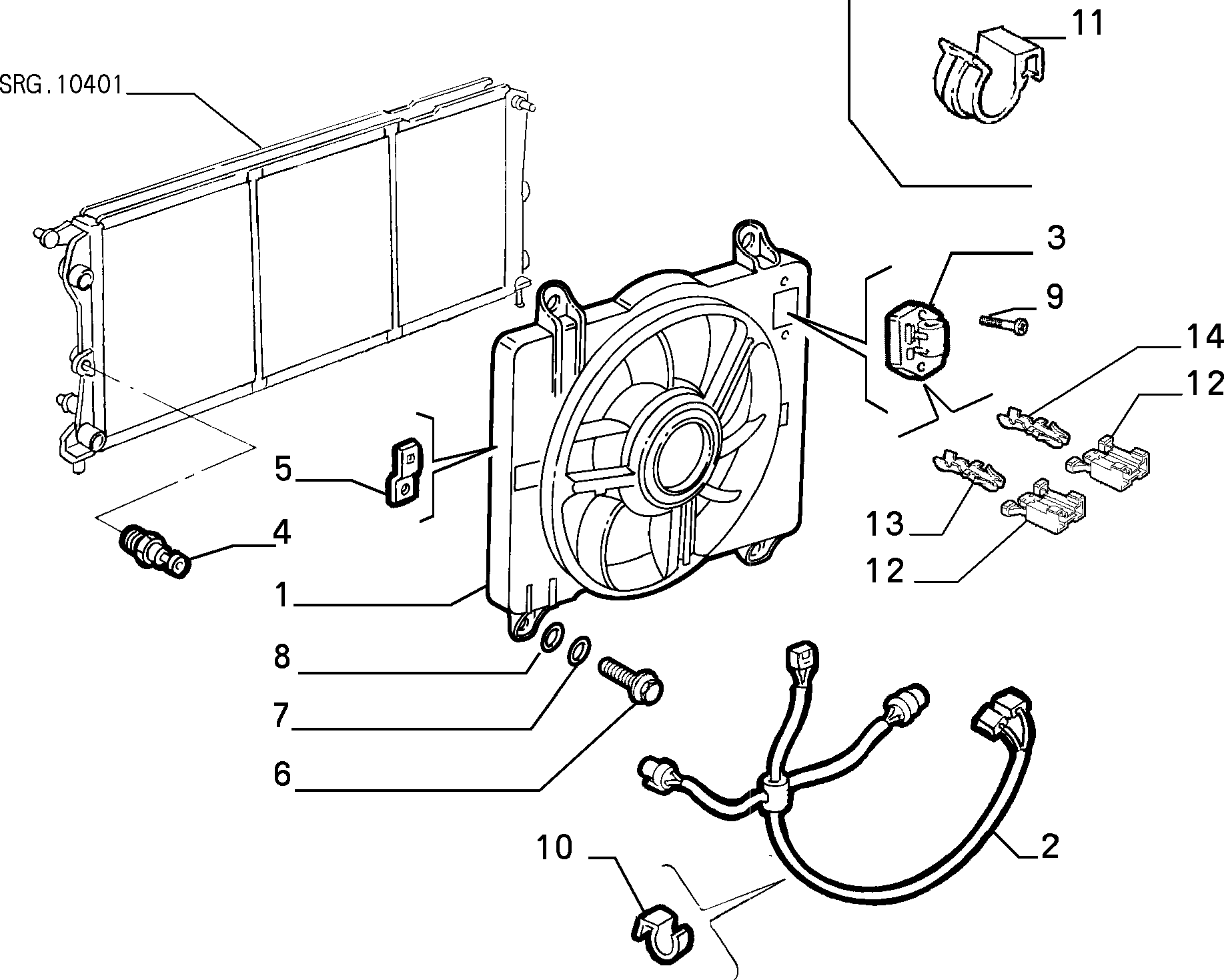 FIAT 7782831 - Rezistors, Salona ventilators www.autospares.lv