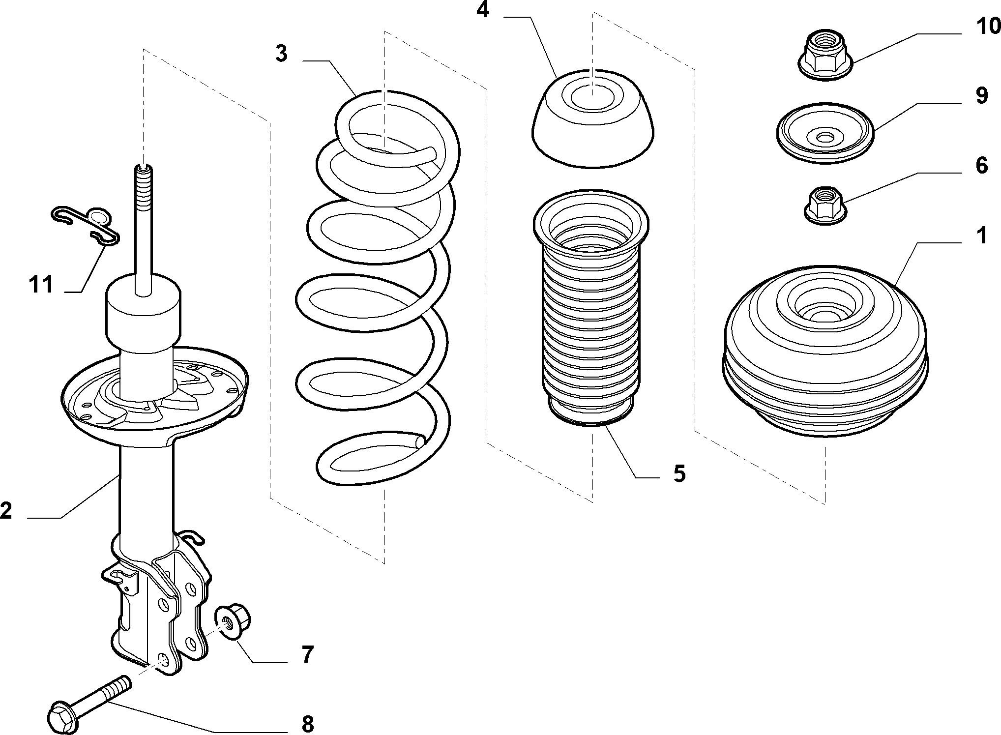 FIAT 51812161 - Balstiekārtas atspere autospares.lv