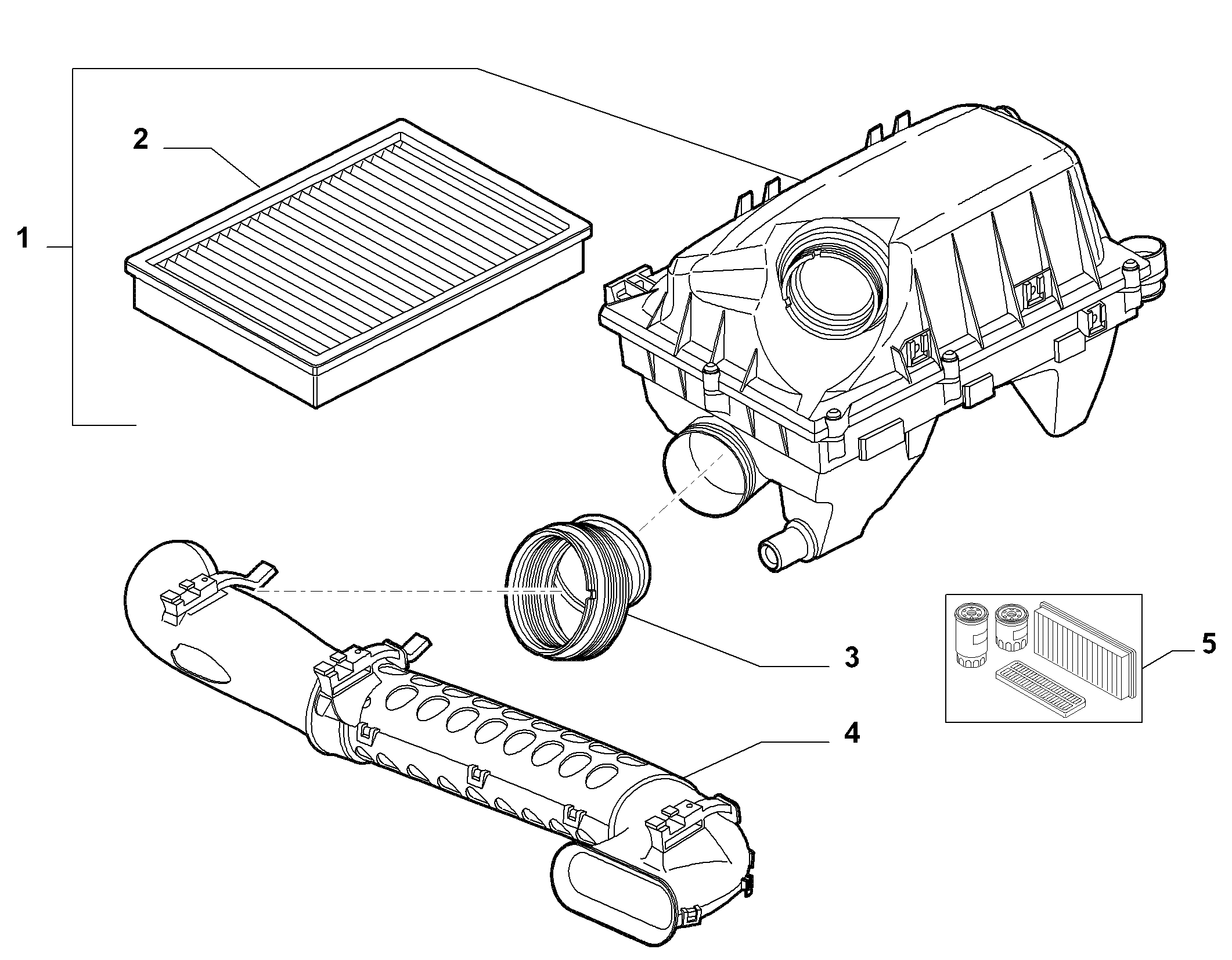 Opel 73502069 - Gaisa filtrs autospares.lv