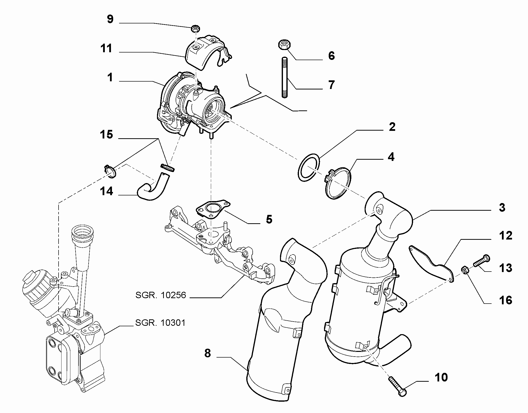 Alfa Romeo 55234961 - Nosēdumu / Daļiņu filtrs, Izplūdes gāzu sistēma autospares.lv