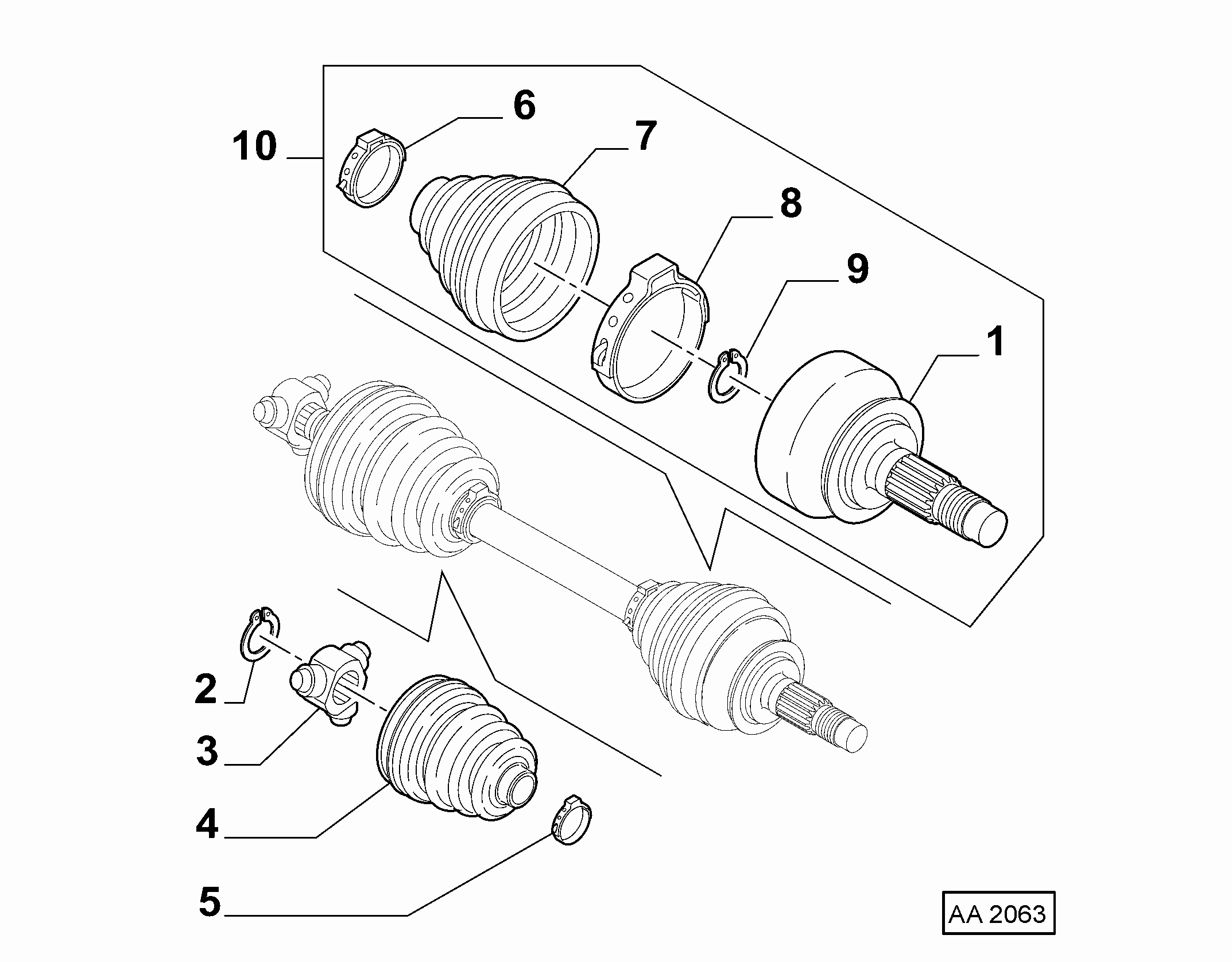 FIAT 46308326 - Putekļusargs, Piedziņas vārpsta autospares.lv