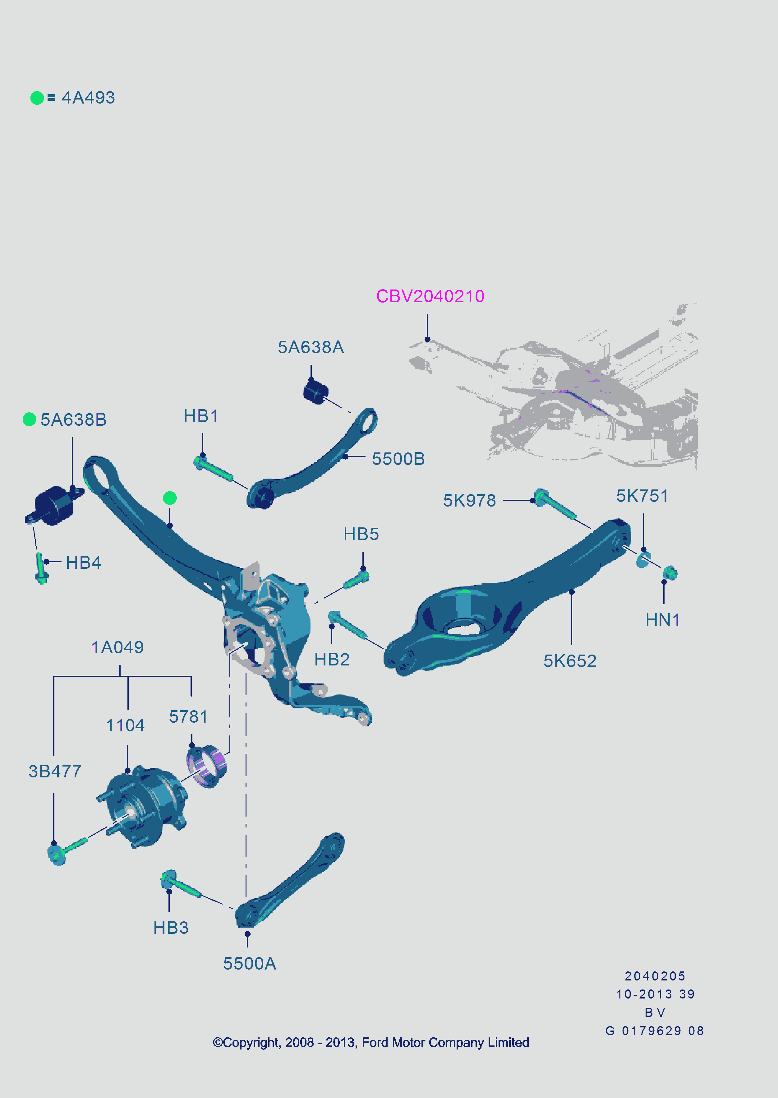 FORD 1473945 - Riteņu sagāzuma regulēšanas skrūve autospares.lv