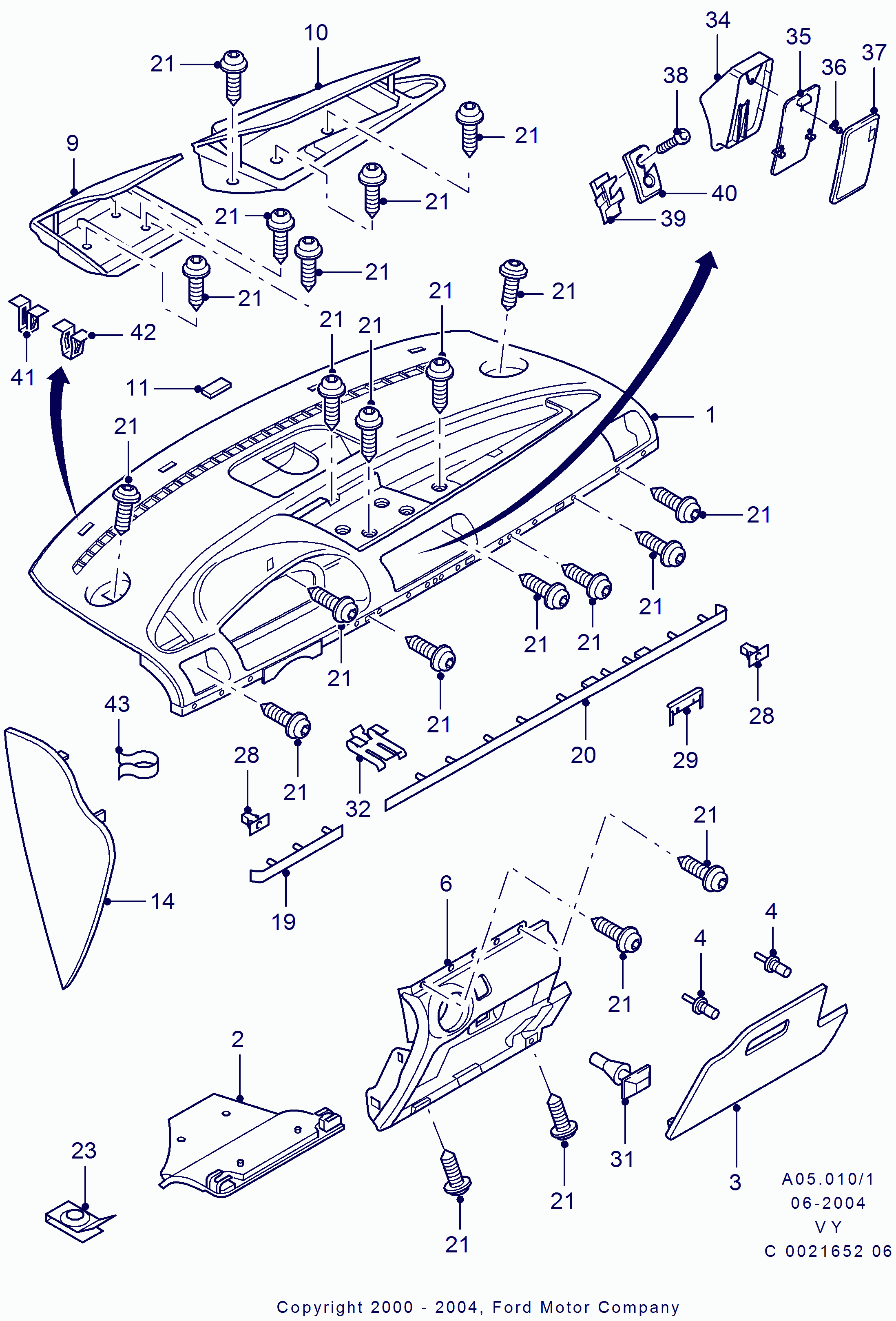 FORD 1110110 - Plug - Blanking - Sun Load Sensor autospares.lv