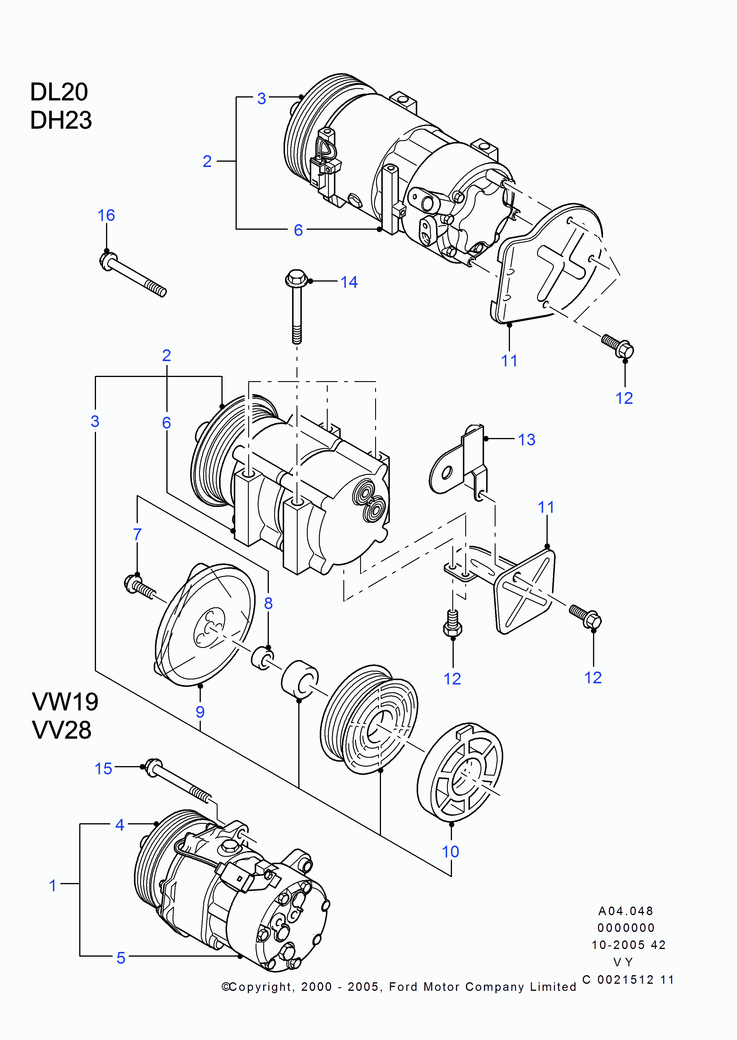 AUDI 1111419 - Kompresors, Gaisa kond. sistēma www.autospares.lv