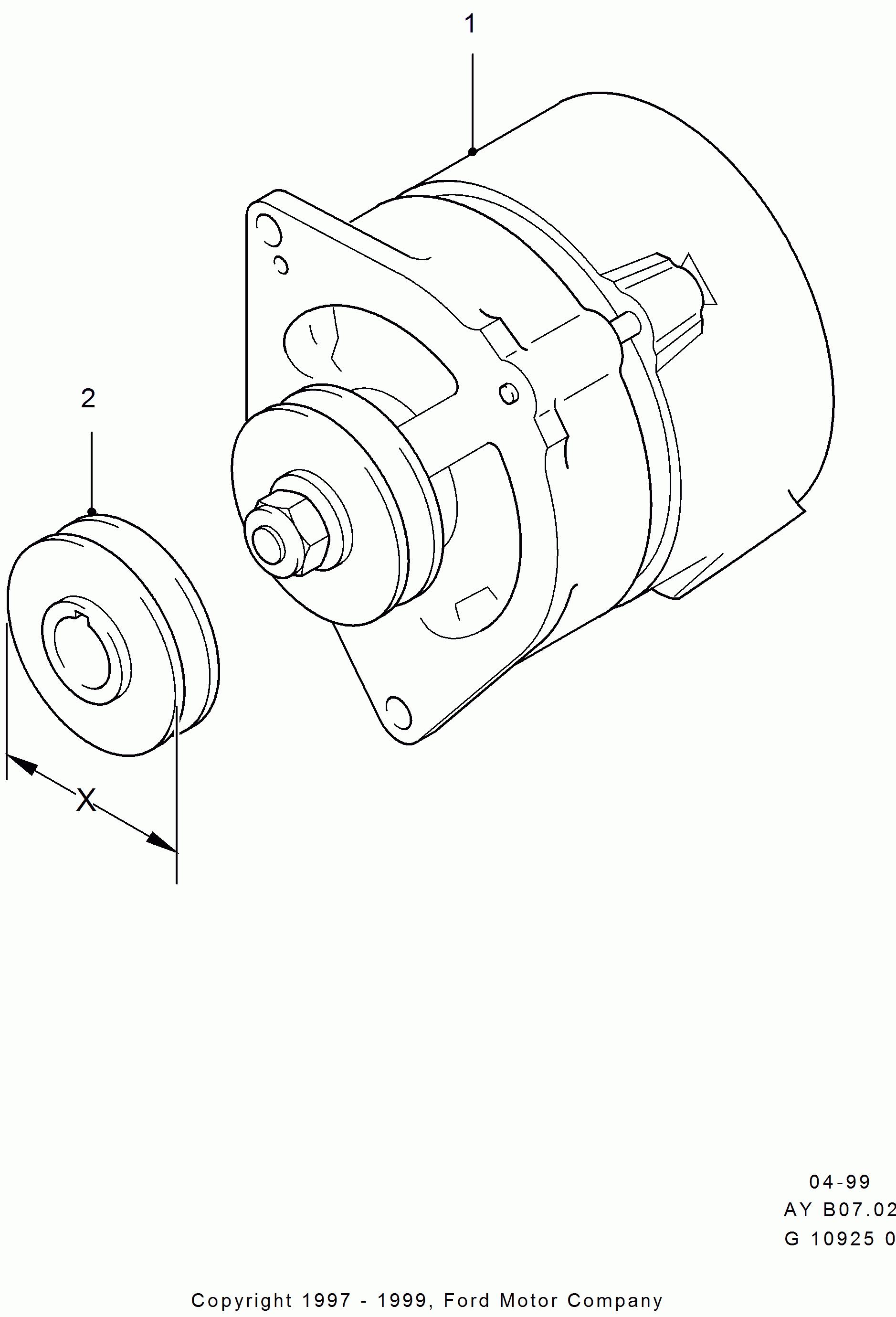 FORD 5 018 320 - Регулятор напряжения, генератор www.autospares.lv