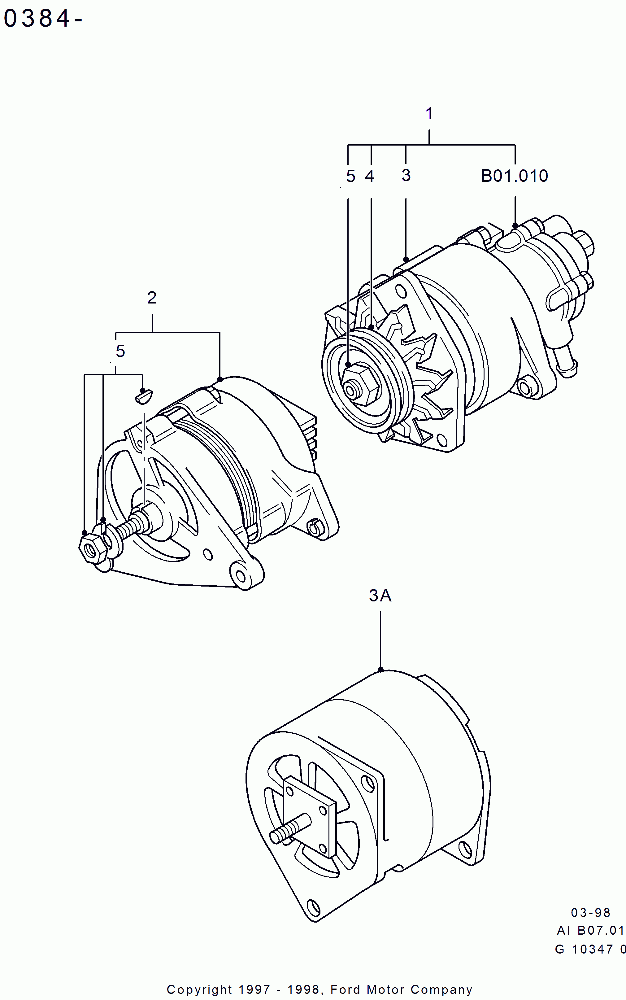 FORD 7 302 659 - Генератор www.autospares.lv